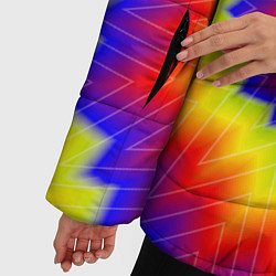 Куртка зимняя женская Tie-Dye, цвет: 3D-красный — фото 2