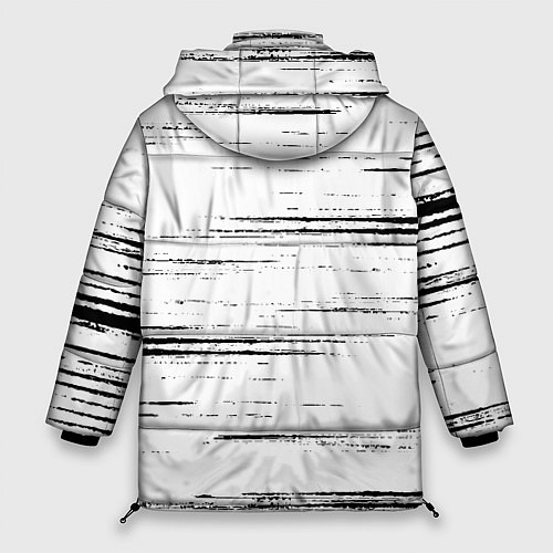 Женская зимняя куртка РЕЗКИЕ ШТРИХИ / 3D-Черный – фото 2