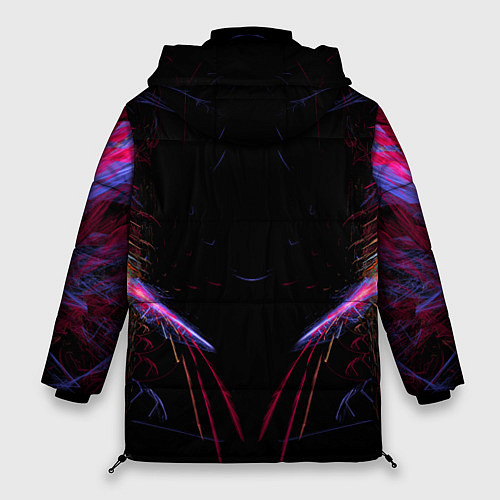 Женская зимняя куртка N7 Neon Style / 3D-Черный – фото 2