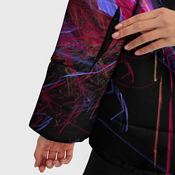 Куртка зимняя женская N7 Neon Style, цвет: 3D-черный — фото 2