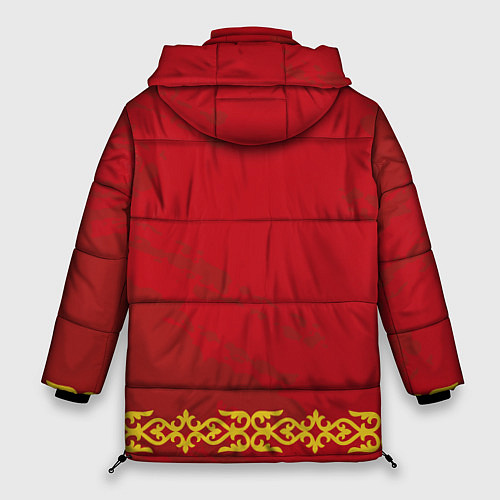 Женская зимняя куртка Киргизия / 3D-Черный – фото 2