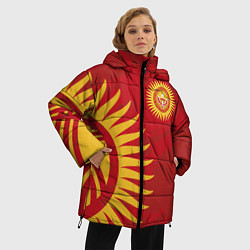 Куртка зимняя женская Киргизия, цвет: 3D-черный — фото 2