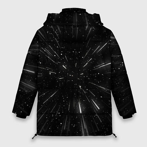 Женская зимняя куртка 3D, Космос / 3D-Черный – фото 2