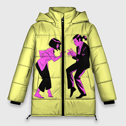 Куртка зимняя женская Криминальное чтиво, цвет: 3D-светло-серый