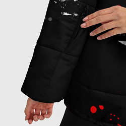 Куртка зимняя женская CYBERPUNK 2077, цвет: 3D-светло-серый — фото 2