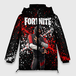 Куртка зимняя женская Fortnite Ikonik, цвет: 3D-красный
