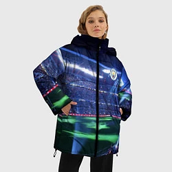 Куртка зимняя женская FC MANCHESTER CITY, цвет: 3D-красный — фото 2
