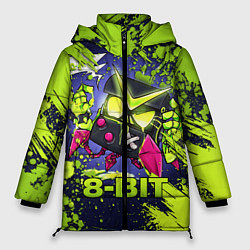 Куртка зимняя женская BRAWL STARS 8-BIT, цвет: 3D-черный