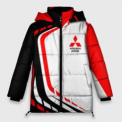 Куртка зимняя женская Mitsubishi EVO Uniform, цвет: 3D-красный