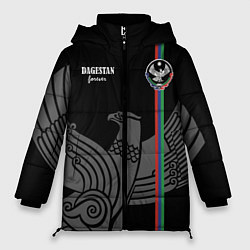 Куртка зимняя женская Dagestan forever, цвет: 3D-черный
