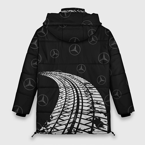 Женская зимняя куртка MERCEDES МЕРСЕДЕС / 3D-Черный – фото 2