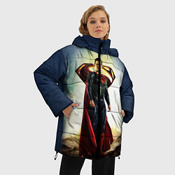 Куртка зимняя женская Superman, цвет: 3D-красный — фото 2