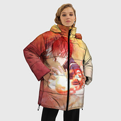 Куртка зимняя женская Тодороки Шото, цвет: 3D-светло-серый — фото 2