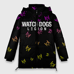 Куртка зимняя женская WATCH DOGS LEGION ВОТЧ ДОГС, цвет: 3D-черный