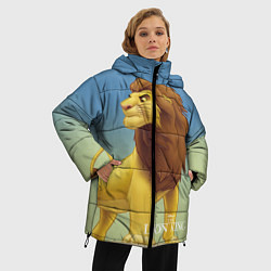 Куртка зимняя женская Взрослый Симба, цвет: 3D-черный — фото 2