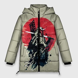 Куртка зимняя женская Samurai man, цвет: 3D-черный