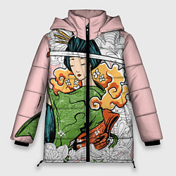 Куртка зимняя женская Geisha 22, цвет: 3D-черный
