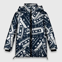 Куртка зимняя женская Retro pattern, цвет: 3D-черный