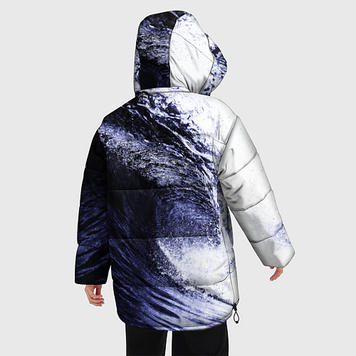Женская зимняя куртка Волна / 3D-Светло-серый – фото 4