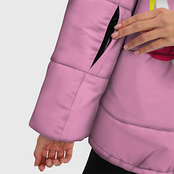 Куртка зимняя женская Сейлор мун, цвет: 3D-черный — фото 2