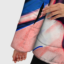 Куртка зимняя женская Fluid art, цвет: 3D-черный — фото 2