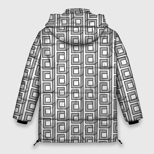 Женская зимняя куртка Архитектура / 3D-Черный – фото 2