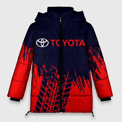 Куртка зимняя женская TOYOTA ТОЙОТА, цвет: 3D-черный