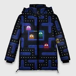 Куртка зимняя женская Pacman, цвет: 3D-красный