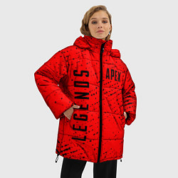 Куртка зимняя женская APEX LEGENDS АПЕКС ЛЕГЕНД, цвет: 3D-черный — фото 2