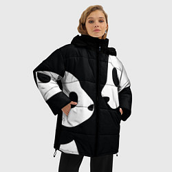 Куртка зимняя женская Panda, цвет: 3D-светло-серый — фото 2