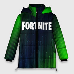 Куртка зимняя женская FORTNITE ФОРТНАЙТ, цвет: 3D-черный