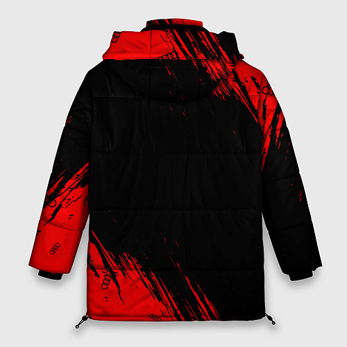 Женская зимняя куртка AUDI АУДИ / 3D-Черный – фото 2