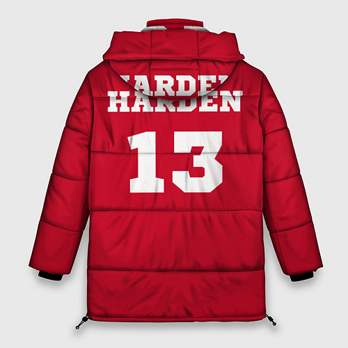 Женская зимняя куртка James Harden Houston Rockets / 3D-Черный – фото 2