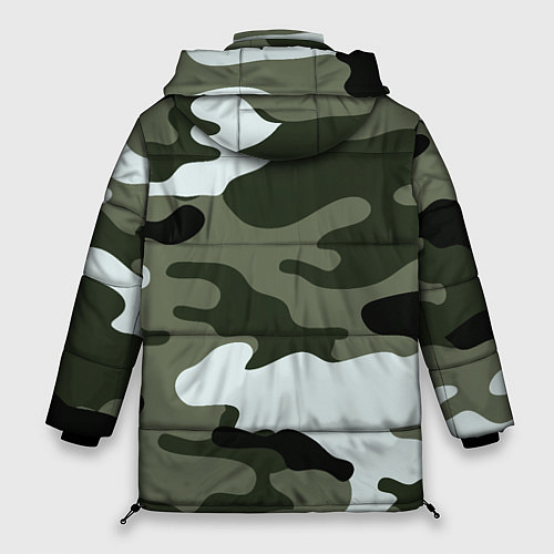 Женская зимняя куртка Camouflage 2 / 3D-Черный – фото 2