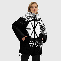 Куртка зимняя женская EXO BAND, цвет: 3D-черный — фото 2
