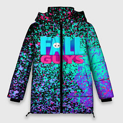 Куртка зимняя женская Fall Guys, цвет: 3D-черный