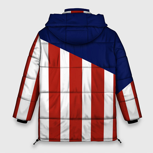 Женская зимняя куртка Atletico Madrid / 3D-Красный – фото 2