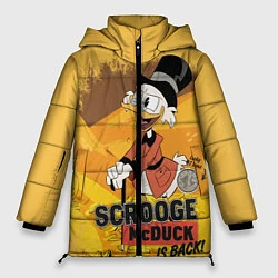 Куртка зимняя женская Scrooge McDuck is back!, цвет: 3D-черный