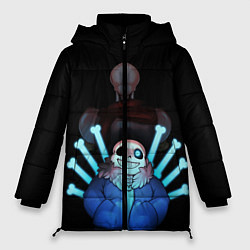 Куртка зимняя женская UNDERTALE, цвет: 3D-черный