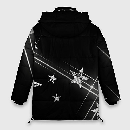 Женская зимняя куртка BTS бойбенд Stars / 3D-Черный – фото 2