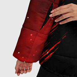 Куртка зимняя женская AMONG US - MONSTER, цвет: 3D-красный — фото 2