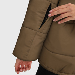 Куртка зимняя женская С моста не плевать!!!, цвет: 3D-черный — фото 2
