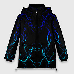 Куртка зимняя женская МОЛНИЯ, цвет: 3D-черный
