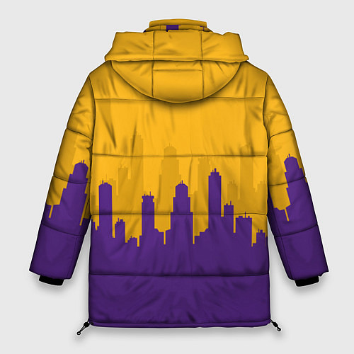 Женская зимняя куртка LOS ANGELES LAKERS / 3D-Красный – фото 2