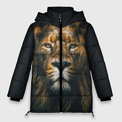 Куртка зимняя женская Лев, цвет: 3D-красный