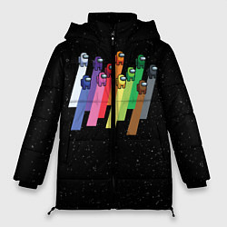 Куртка зимняя женская Among us, цвет: 3D-черный
