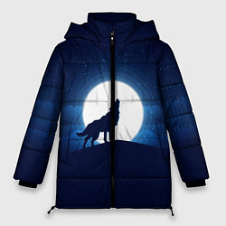 Женская зимняя куртка Воющий на луну