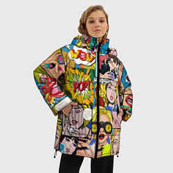 Куртка зимняя женская Pop Art, цвет: 3D-черный — фото 2