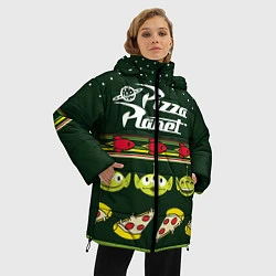 Куртка зимняя женская Pizza Planet, цвет: 3D-черный — фото 2