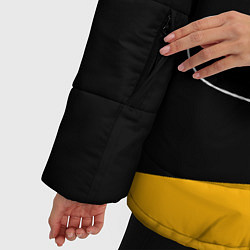 Куртка зимняя женская Сноубордист, цвет: 3D-черный — фото 2